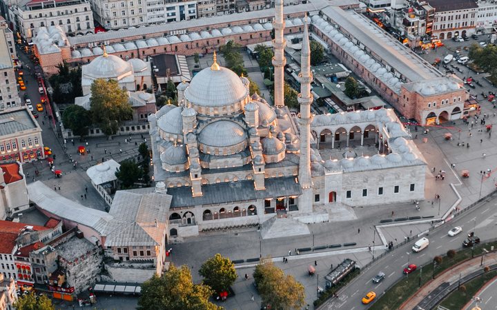 Aerial view of Tiranë