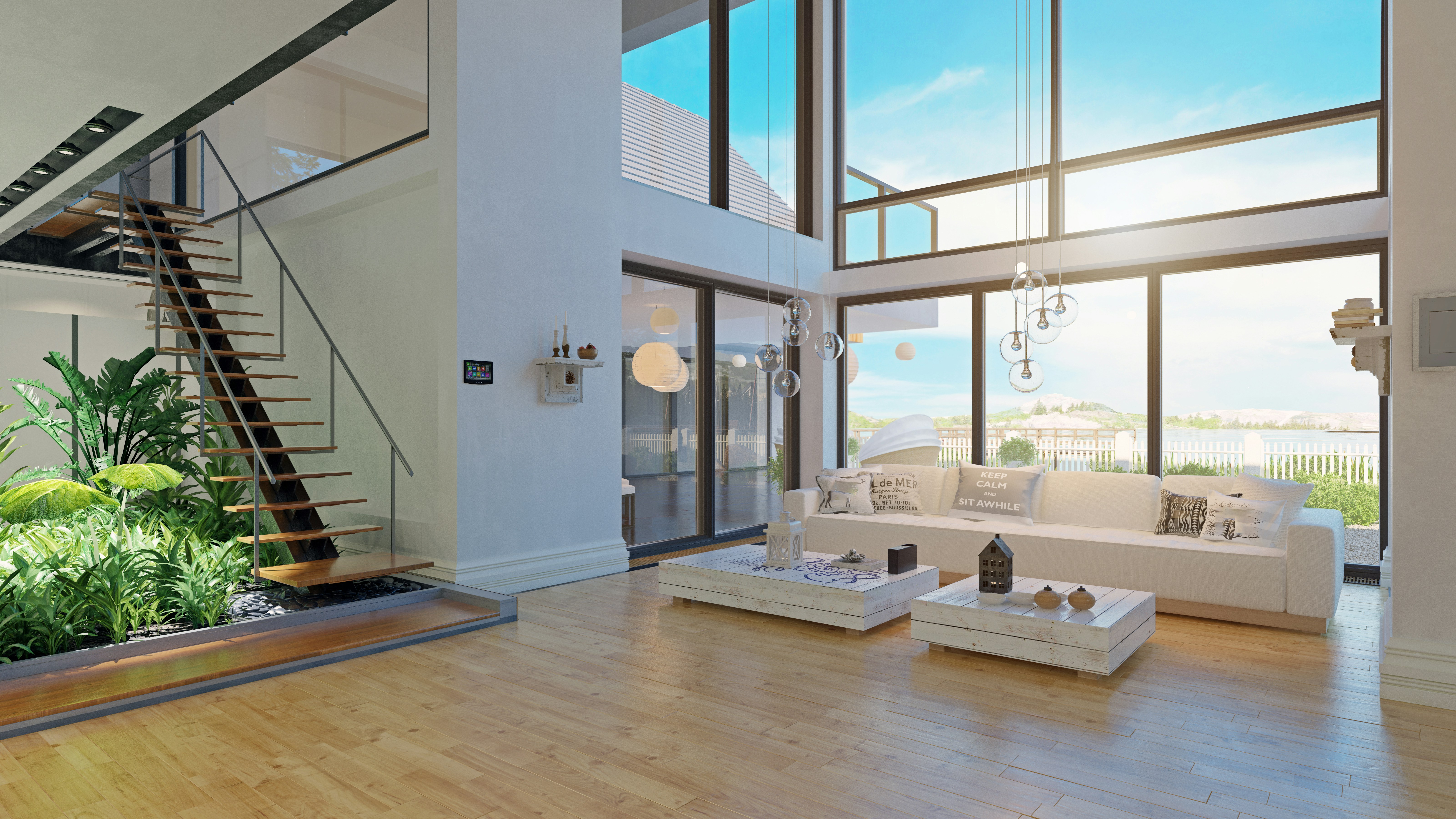 A modern home in Albania